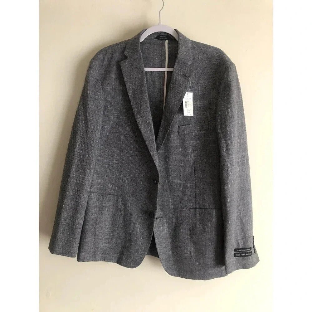 Saks Fifth Avenue Blazer Mens jacket XL NWT